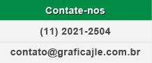 Entre em contato: (11) 2021-2504 ou contato@graficajle.com.br